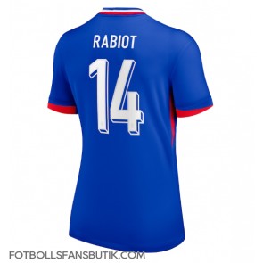 Frankrike Adrien Rabiot #14 Replika Hemmatröja Damer EM 2024 Kortärmad